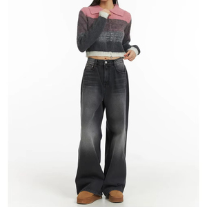 Vaqueros Desgastados de Moda para Hombre, Estilo Urbano, Pantalón Vaquero Vintage, Acabado Lavado Ácido de Alta Calidad, Etiqueta Personalizada, Proveedor Mayorista - Product Image 1