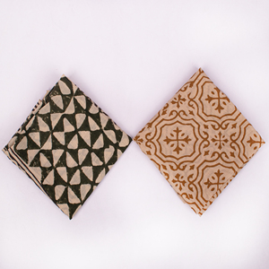 Bandana carré en coton fait main, imprimé au bloc, pour femme, idéal pour les voyages, couvre-tête et cou, style Bagru imprimé, vente en gros - Product Image 3