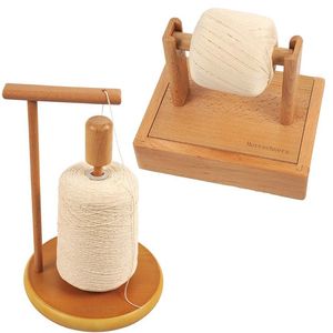 Soporte de Hilo Redondo de Madera Ecológico Herrschner, Accesorio de Costura, 11.5cm, Herramienta Práctica para Manualidades - Product Image 1