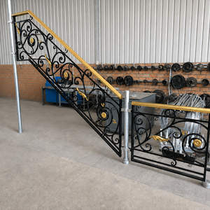 Discover Gorgeous Wrought Iron Staircase Railing Designs and Ultimate Custom Iron Stair Railing Solutions for Your Dream Home - Product Image 4