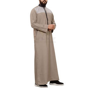 Vêtements islamiques pour hommes les plus vendus, Thobe musulman arabe, prix de gros, Jubba pour hommes en stock - Product Image 3