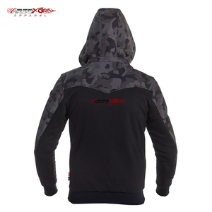 Men's Motorcycle Protective Hoodie Aramid Fiber Impact Zones CE Armor Streetwear Wholesale Bulk Casual Riding - Product Image 3