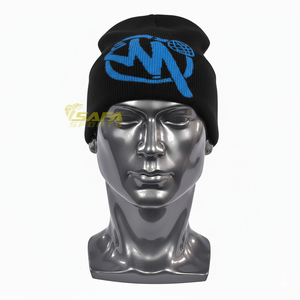 Bonnet tactique de paintball en tricot acrylique, casquette d'hiver, logo brodé personnalisé, vente en gros, fournisseur d'usine - Product Image 6