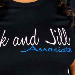 T-shirt pour femmes Jack and Jill, coton, manches courtes, col rond, imprimé logo, OEM, vente en gros, approvisionnement en vrac - Product Image 5