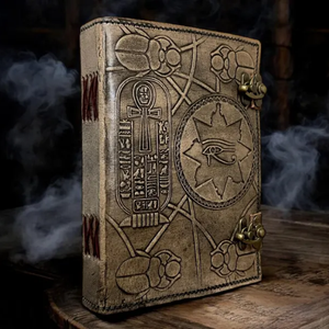 Diario de Tapa Dura de Cuero Grimoire A5, Libro de Hechizos de la Momia de Hamunaptra, Accesorio Vintage - Product Image 3