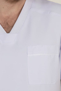 Men's V Neck Medical <b>Scrub</b> Set Hospital Uniform ODM 4 Way Stretch Breathable Washable Wrinkle Resistant Nursing - Product Image 3