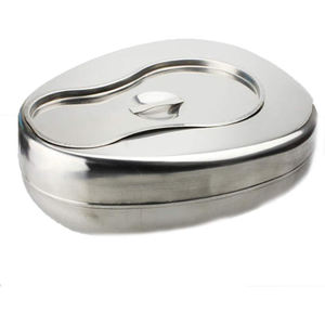 Bandeja para Cama de Paciente con Tapa de Acero Inoxidable, Fabricantes y Exportadores de Alta Calidad - Product Image 3