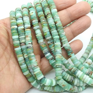 Crisoprasa Verde Natural Mate Pulida en Forma de Moneda, Hilo de 16 Pulgadas de Piedras Preciosas Sueltas, Certificadas por Terceros para Fabricación de Joyas DIY - Product Image 1