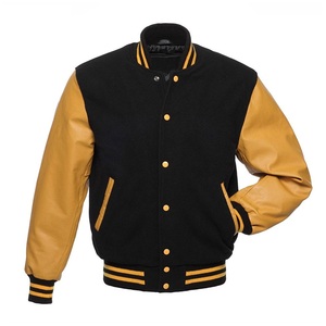 2026 Custom Women <b>Red</b> Color Varsity <b>Jacket</b> with Pockets White Sleeves Winter <b>Jacket</b> Breathable High Quality Wool Varsity <b>Jackets</b> - Product Image 5
