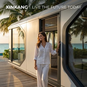 Maison Capsule en Acier à Installation Rapide pour un ROI Optimal, Maison Préfabriquée Pliable, Mini-Maison Prête à l'Expédition, Pod Hôtelier Mobile et Atelier - Product Image 2