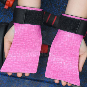 Correas de Agarre para Levantamiento de Pesas, Transpirables, de Cuero Vacuno, Hechas en Pakistán, para Ejercicio y Práctica en el Gimnasio - Product Image 4