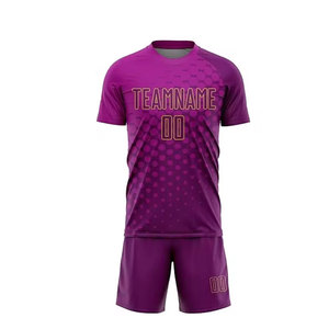 Tenue de football légère en tissu mesh polyester respirant, conçue pour une meilleure circulation de l'air et le confort du joueur - Product Image 1
