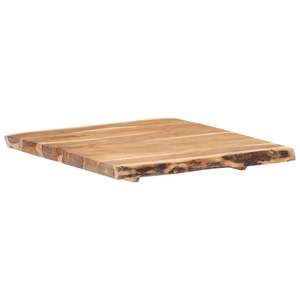 Plateau de table en bois d'acacia massif pour salle à manger, options de taille 22,8''x(19,7''-23,6'')x1,5'' - Product Image 4