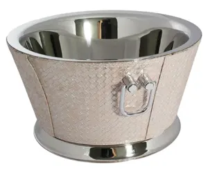 Zahid Exports - Cubitera de Aluminio de Lujo para Enfriar Bebidas, Mesa Hecha a Mano para Servir Vino, Decoración para Sala de Estar, Hogar y Hotel - Product Image 3