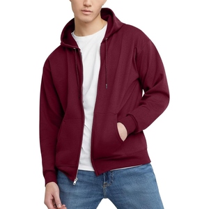 Sweat-shirt à capuche zippé pour homme, style streetwear, en coton, pour un look décontracté au quotidien - Product Image 1