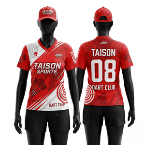 เสื้อเจอร์ซีย์ผ้าโพลีเอสเตอร์อินเตอร์ล็อคพรีเมียม 160 GSM สีชมพู-เทา ดีไซน์ลายแผง ระบายอากาศได้ดี แห้งเร็ว รับสกรีนโลโก้ตามแบบ - Product Image 2