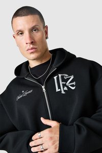 Conjunto Deportivo Unisex Personalizado, Sudadera con Cremallera y Capucha de Forro Polar, Pantalones Deportivos Largos, Otoño, 100% Algodón, Talla Grande XL - Product Image 4