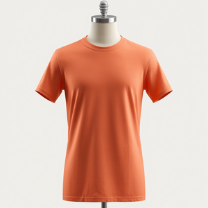 เสื้อยืดคอตตอนหวีเนื้อนุ่ม พรีเมียม แขนสั้น แบบเรียบ พร้อมบริการรับผลิตแบบ OEM ODM - Product Image 3