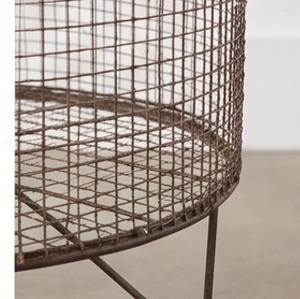 Cesta de Almacenamiento de Alambre Metálico Moderna de Primera Calidad, Forma Circular, Multiusos, con Ruedas, Perfecta para Uso Residencial - Product Image 2