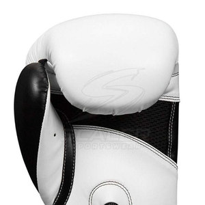Factory Made Leather Waterproof Boxing <b>Gloves</b> <b>Moisture</b> Wicking Non-Slip Adjustable Wrist Strap Hook Loop Closure Boxing - Product Image 6