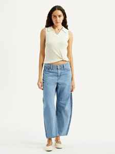 กางเกงยีนส์ทรงหลวมสำหรับผู้หญิง KINGSA รุ่น DK2230-สไตล์ทันสมัย เหมาะสำหรับทุกฤดูกาล ใส่ได้ในโอกาสสบายๆ - Product Image 5