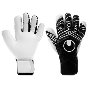 New Casual Full Finger Latex Football Goalkeeper Gloves Black White Non Slip Breathable Outdoor Adjustable Wrist <b>Strap</b> Unisex - Product Image 1