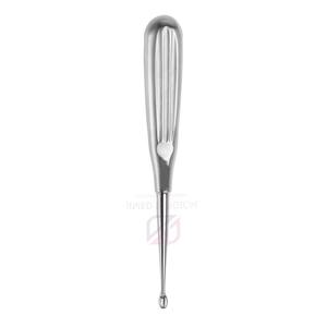 Curette osseuse 170 mm Fig. 1 |   Instrument chirurgical en acier inoxydable de 5,2 mm de largeur |   Outil orthopédique réutilisable - Product Image 2