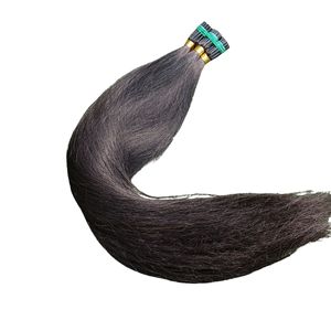 Extensiones de Cabello Remy de Indonesia 100% Naturales, Lisas, de 22 Pulgadas, Cabello Humano Virgen, Densidad Simple/Doble, Color 1B 99J - Product Image 4