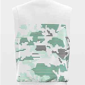 Camiseta de Baloncesto Personalizada Unisex con Cuello en V, Sin Mangas, Transpirable, de Malla, 100% Poliéster |   Jersey Personalizado con Impresión por Transferencia de Calor, Diseño OEM para Equipos - Product Image 3