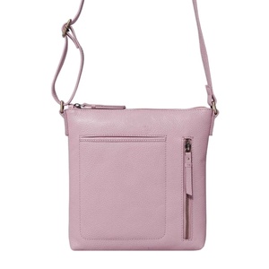 Pastel de alta calidad para Pink Pebble Grain Bolso cruzado de cuero genuino Estilo vintage Geométrico Top Proveedor indio Fabricante - Product Image 1