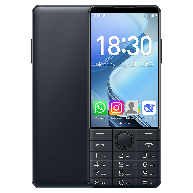 4 Inch LTE 4G Android Smartphone with Keypad Octa Core 6GB RAM No Camera French Language Support OEM Logo Software Customization