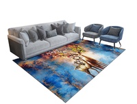 3D Teppich Super Soft Area Teppich Blumen katze Tiger Mädchen für Wohn-und Schlafzimmer Home Decoration