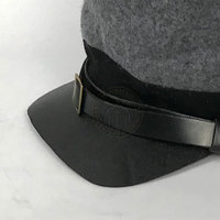 Sombreros Kepi alemanes tradicionales estructurados para disfraces históricos, sombreros Kepi alemanes de guerra.