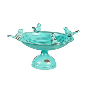 Baño para Pájaros de Metal Más Vendido para Jardín, Comedero y Baño para Pájaros de Hierro para Jardín, de Metal, Independiente, Hecho a Mano - Product Image 3