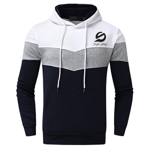 ชุดวอร์มสองชิ้นลายโลโก้แบบกำหนดเองสำหรับฤดูใบไม้ร่วงและฤดูหนาว ระบายอากาศได้ดี แห้งเร็ว สไตล์ไฮสตรีทสำหรับผู้ชาย - Product Image 3