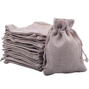 Natural Fiber Jute Packaging <b>Bags</b> with Reinforced Stitching for Extra Durability and Long Term Use - Product Image 3