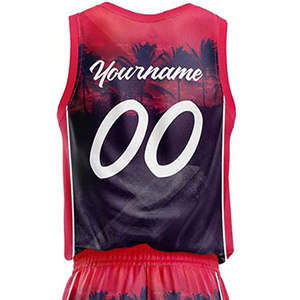 Paquete de Uniformes de Baloncesto Personalizados al por Mayor para Casa/Exterior, Transpirables, con Camiseta de Manga Corta y Sudadera con Sublimación Completa - Product Image 5
