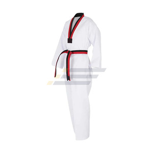Uniforme de Artes Marciales de Taekwondo Cómodo con Logotipo Personalizado, Alta Calidad, Bajo Precio, Hecho en Pakistán, Servicio OEM Disponible - Product Image 2