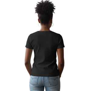 Camiseta gráfica con estampado de mujeres votando, color azul claro, manga corta, algodón, informal, ropa de calle de verano, camiseta con logotipo personalizado - Product Image 3