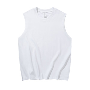 เสื้อกล้ามผู้ชาย OEM ผ้าฝ้ายแท้ 230 กรัม ทรงหลวม ใส่สบาย เหมาะสำหรับฤดูร้อน ออกกำลังกาย หรือใส่เป็นเสื้อซับใน ระบายอากาศได้ดี - Product Image 4