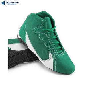 Chaussures de karting imperméables, respirantes, antidérapantes et légères avec fermeture à lacets, modèle mi-mollet/bottine, motif uni - Product Image 3