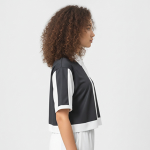Service OEM ODM – Polos pour femmes, coupe ajustée, imprimés décontractés, sublimation, tissu respirant, disponible en stock, prix abordable - Product Image 2