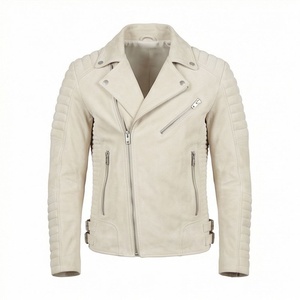 Veste de moto en cuir véritable pour homme de qualité supérieure, nouvelle arrivée, vestes de moto d'hiver, protections amovibles, personnalisables - Product Image 1