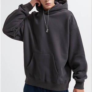 เสื้อฮู้ดดี้ผู้ชายทรงหลวมพรีเมียม ผ้าคอตตอนผสมเนื้อหนา สำหรับสตรีทแวร์ ลำลอง ใส่ได้ทุกวัน - Product Image 4