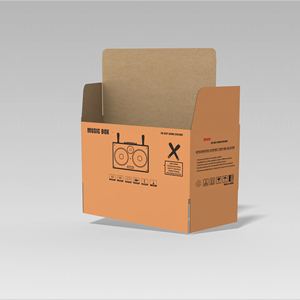 Boîte d'emballage personnalisée de haute qualité pour haut-parleurs, en carton ondulé imprimé, pour équipement audio, fabricant et fournisseur OEM ODM au Vietnam - Product Image 3