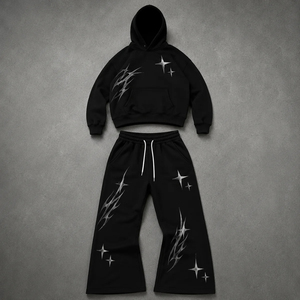 Custom Logo Heavyweight <b>Acid</b> <b>Wash</b> Zip Up Hoodie & Sweatpants Tracksuit Vintage Mineral <b>Wash</b> Streetwear Y2k Oversized Tracksuits - Product Image 3