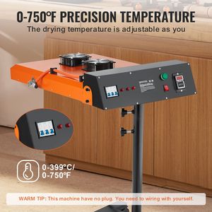 Essiccatore Automatico a Infrarossi da 6000W per Serigrafia 19 x 21 Pollici, Macchina Professionale per Serigrafia a Doppia Ventola - Product Image 5