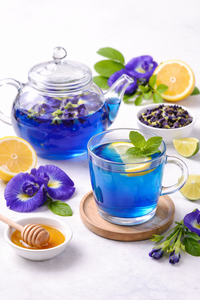 Thé aux fleurs de pois papillon premium du Vietnam – Boisson naturelle aux herbes bleues vibrantes pour la santé, la beauté, la relaxation et le bien-être - Product Image 3