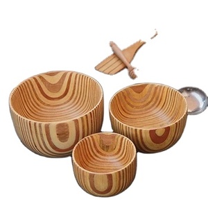 ถ้วยใส่อาหารทำจากไม้แบบใช้แล้วทิ้งอุปกรณ์สำหรับอาหารค่ำขนาดกำหนดได้เองเป็นมิตรกับสิ่งแวดล้อม - Product Image 1