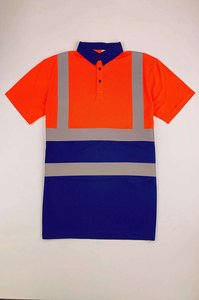 เสื้อโปโลทำงานผู้ชาย ผลิตในปากีสถาน มองเห็นได้ชัดเจน ได้รับการรับรองมาตรฐาน CE ปรับแต่งได้ ระบายอากาศได้ดี - Product Image 2